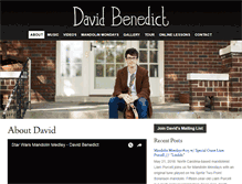 Tablet Screenshot of davidbenedictmusic.com